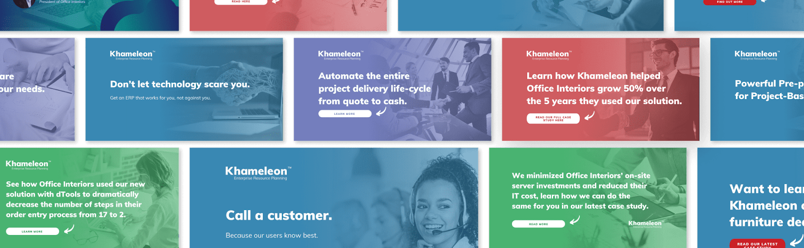 Khameleon background for linkedin
