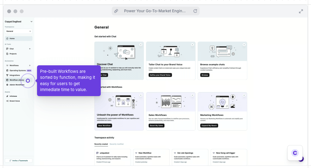 Best AI writing tool copy.ai
