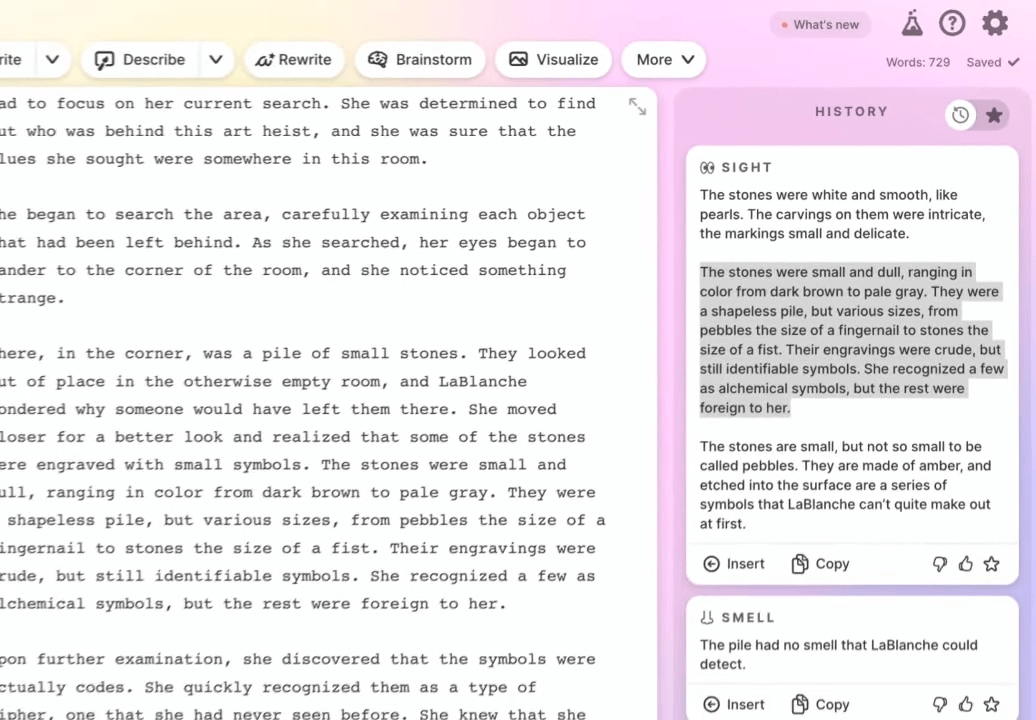 Best AI writing tool Sudowrite