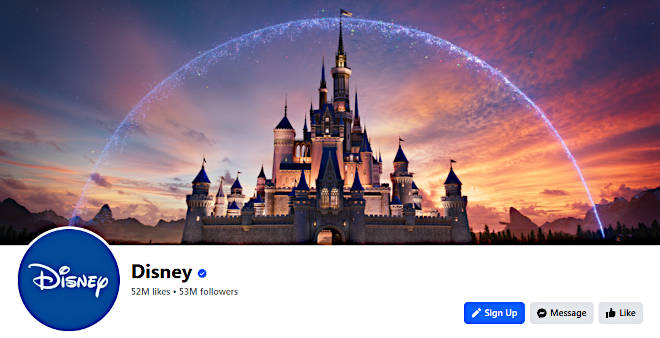 DisneyFacebookPage