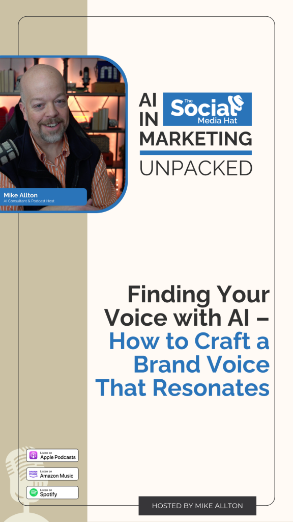 In this episode of AI in Marketing: Unpacked, learn how to train AI to perfectly utilize and reflect your brand voice.