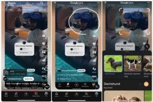 YouTube Adds Lens Search Functionality to Shorts