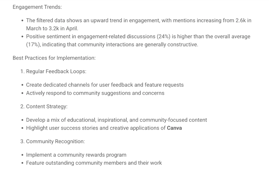 Use AI to analyze your community engagement