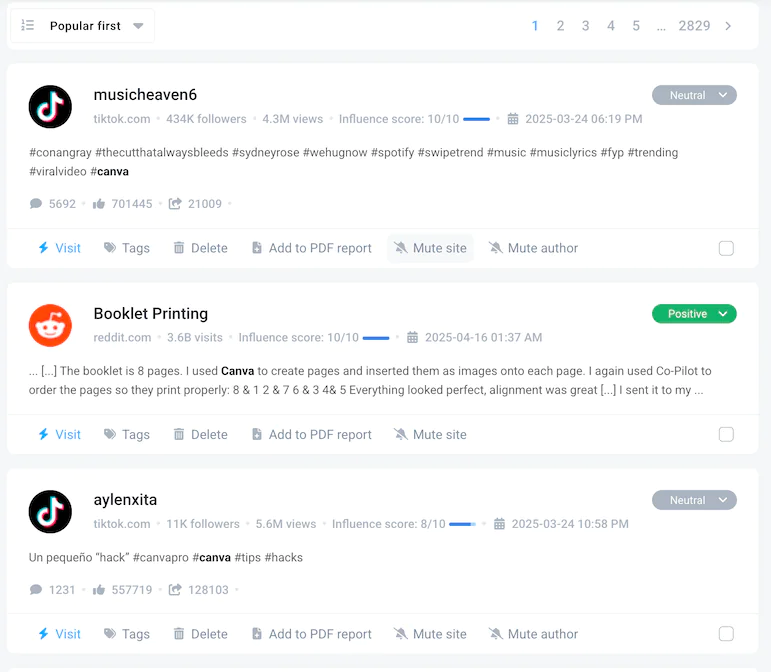 Many organizations use media monitoring platforms