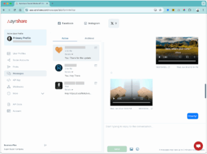 Ayrshare Messaging API for Facebook, Instagram, and X/Twitter