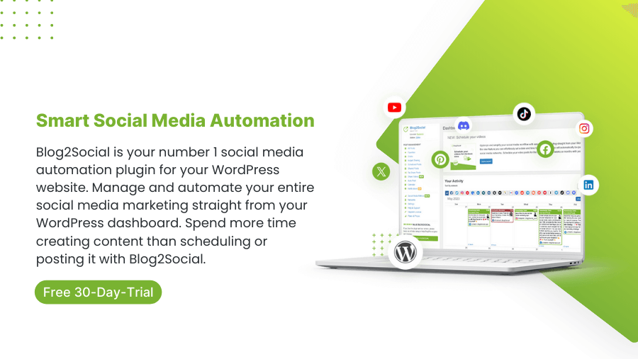Blog2Social Free 30-Day-Trial